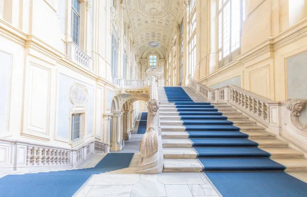 Turin Olaszország Circa 2021 Június Európa Legszebb Barokk Lépcsőháza Madamai — Stock Fotó