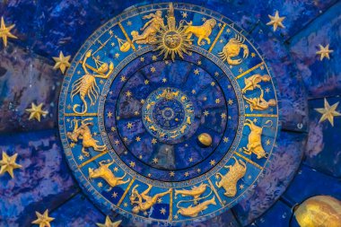 Droste etkisi arka planı. Astroloji ve fantezi ile ilgili kavramlar için soyut tasarım.