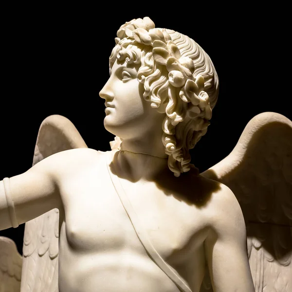 Milan Italy June 2020 Cupid Triumphant Bertel Thorvaldsen Antique Statet — 스톡 사진