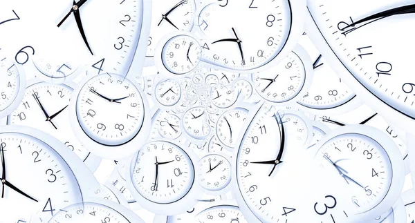 Fondo Efecto Droste Con Espiral Reloj Infinito Diseño Abstracto Conceptos —  Fotos de Stock