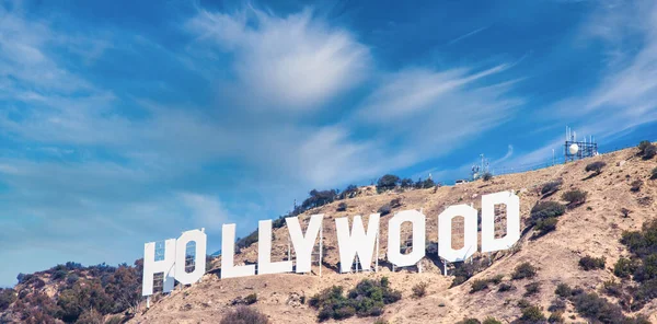 Los Angeles Usa Circa August 2020 Hollywood Zeichen Los Angeles — Stockfoto