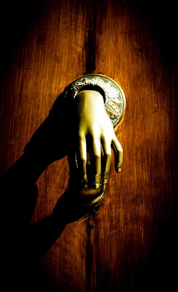 Misterious Knocker — Stock Photo, Image