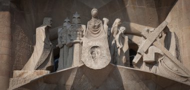 Sagrada Familia detail clipart