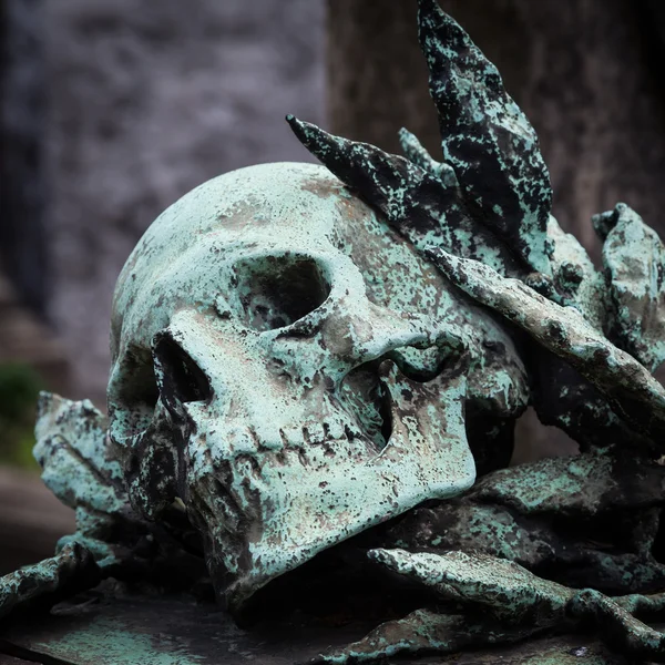 Eski mezarlığı heykel — Stok fotoğraf
