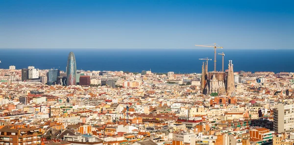 Barcelona panorama,spain — Stock Photo, Image