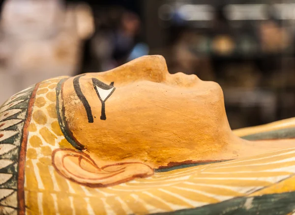 Egipskim sarkofagiem — Zdjęcie stockowe