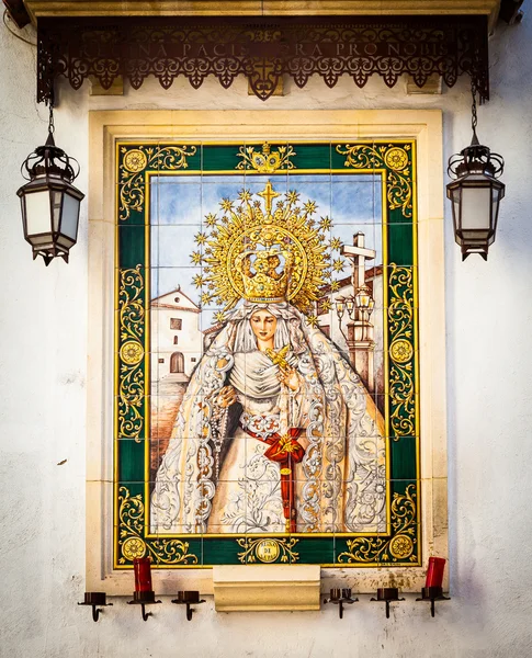 Altar católico en la calle pública — Foto de Stock