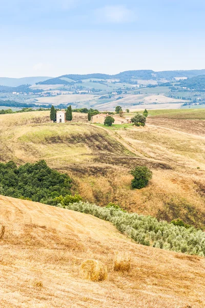 Campo na Toscana — Fotografia de Stock