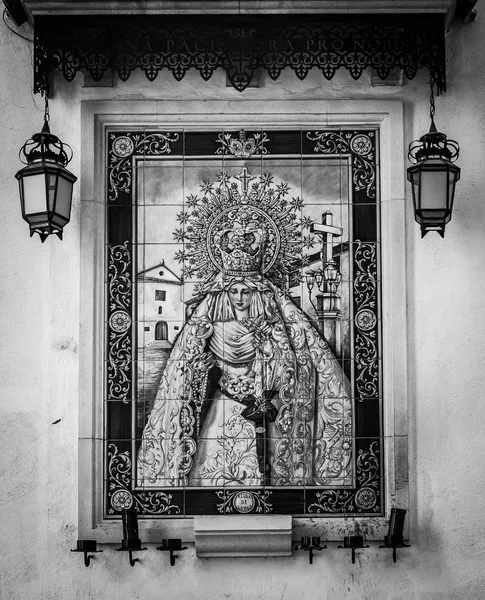 Altar católico na rua pública — Fotografia de Stock