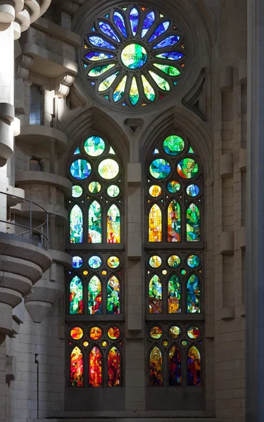 Fenêtres église intérieur — Photo