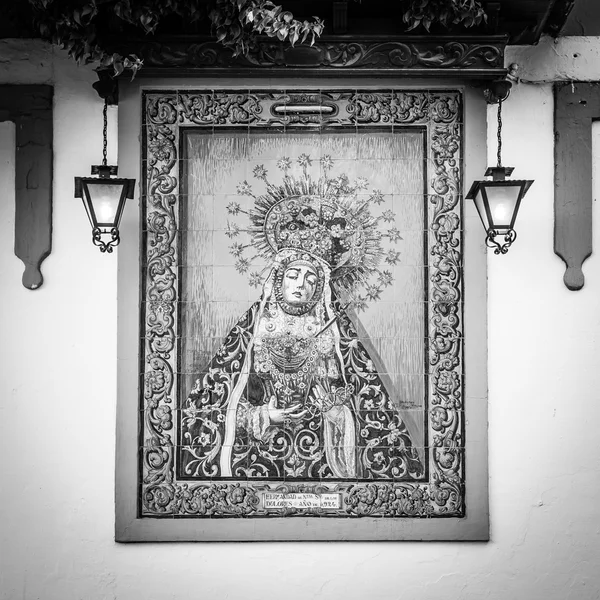 Catholic Altar in public street — Stock Photo, Image