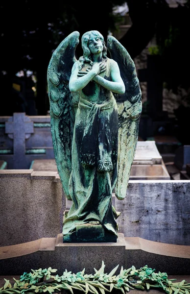Régi temető szobor — Stock Fotó