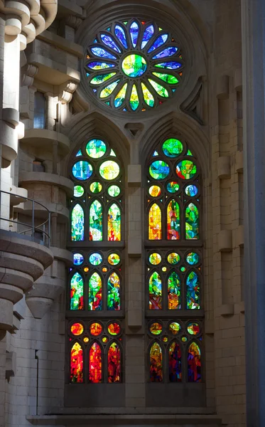 Iglesia ventanas interior — Foto de Stock