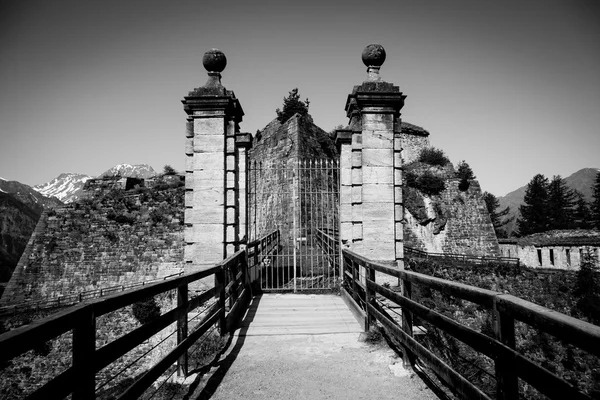 Fort van Fenestrelle verlaten — Stockfoto