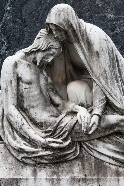 Estatua del antiguo cementerio — Foto de Stock