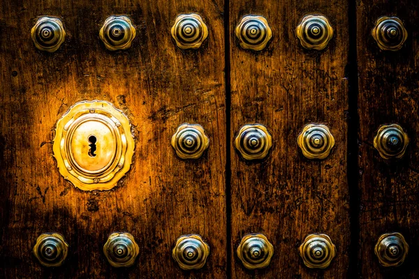 Ancient Italian door — Stock Photo, Image