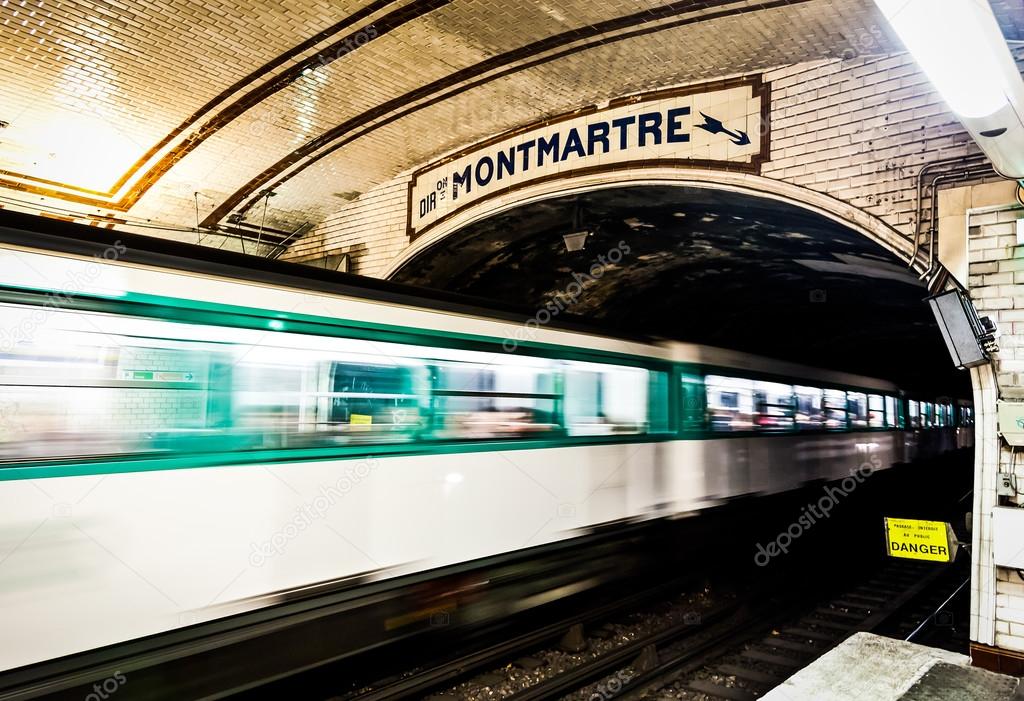 Paris Metro Station