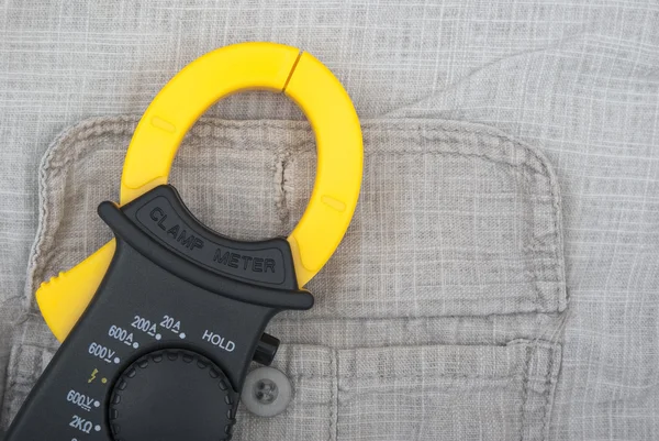 Digital  clamp  meter — Stock Photo, Image