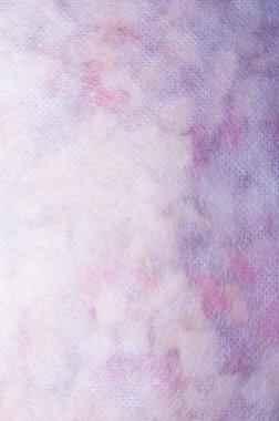 Doku arka planında çok güzel bir pastel leylak rengi var. Pürüzsüz renk geçişleri.