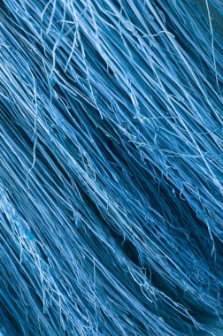 Maviyle renklendirilmiş saman dokusu.