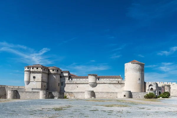 Side View Well Preserved Castle Cuellar Castle Dukes Alburquerque Built — Stock Photo, Image