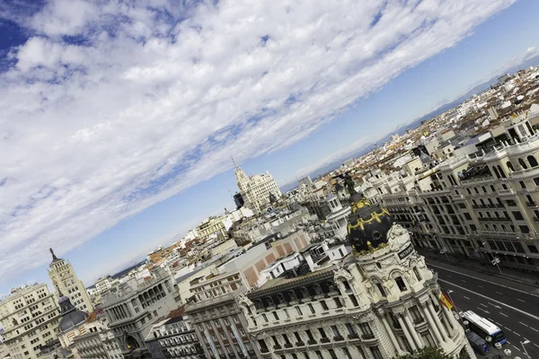 Línea del horizonte madrid — Foto de Stock