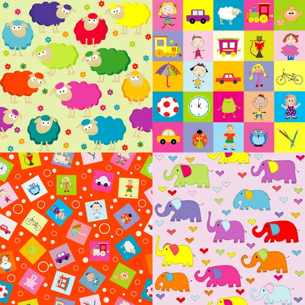 Backgrounds for kids — Stock Vector