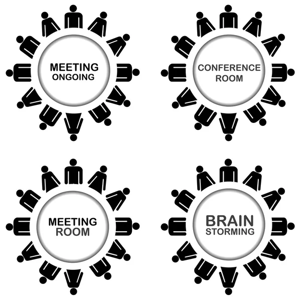 Conjunto de ícones de negócios —  Vetores de Stock