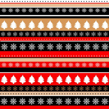 Ağ, duvar kağıdı, ambalaj kağıdı, hediye ve dekorasyon için Noel sembolleri.