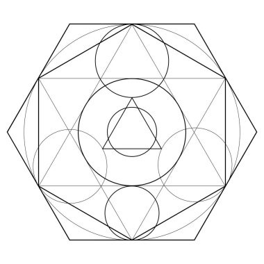 Simya işareti, dönüşüm işareti beyaz arkaplanda izole edildi