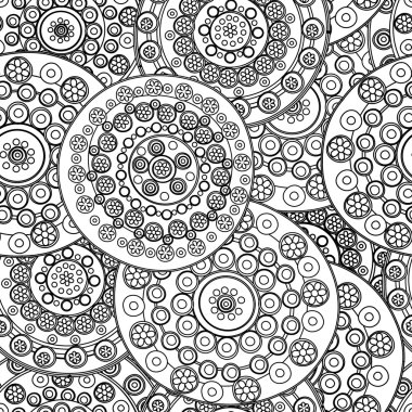 havai çiçek arka plan siyah ve beyaz