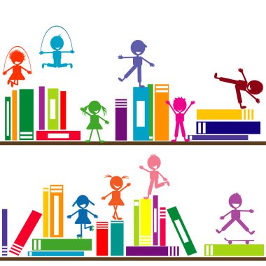 arka plan ile çocuk