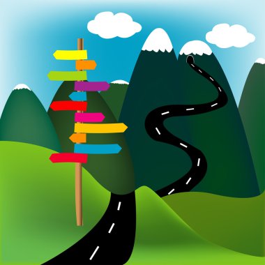 güzel dağ manzarası