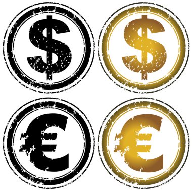 dolar ve euro sembolleri