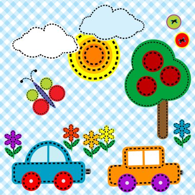 Çocuklar için kumaş