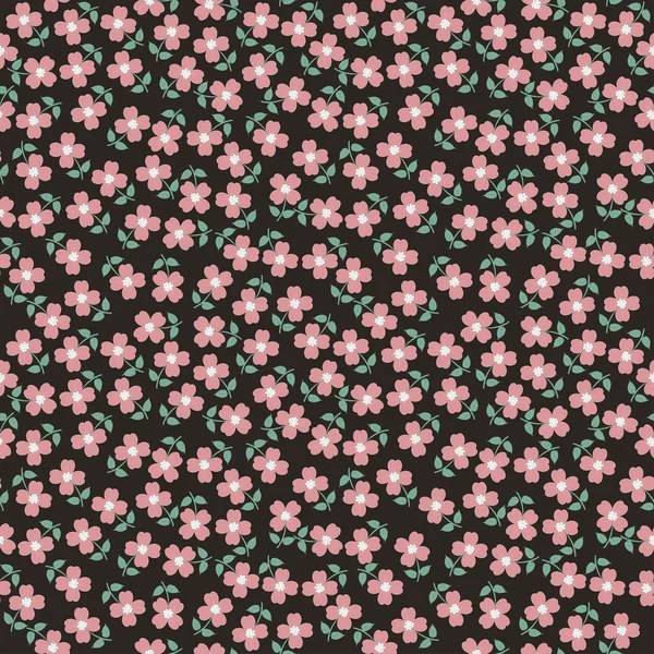 ピンクの花の模様 — ストックベクタ