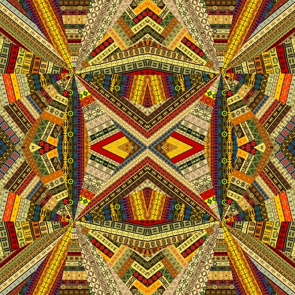 Fond de tissu ethnique — Image vectorielle