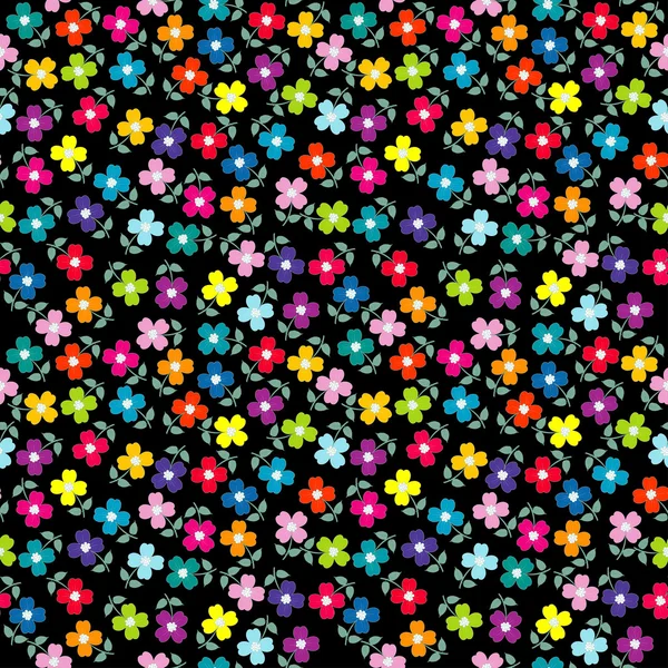 Fondo con flores de colores — Vector de stock