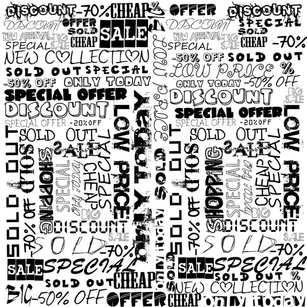 Background typography — Stock Vector