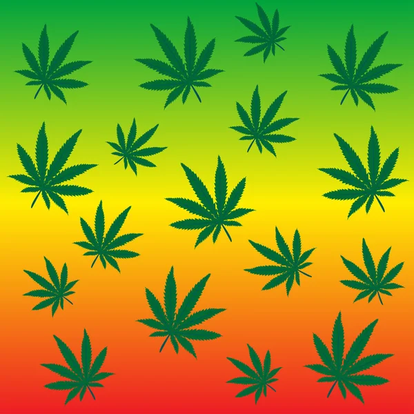 Fondo rastafari — Vector de stock