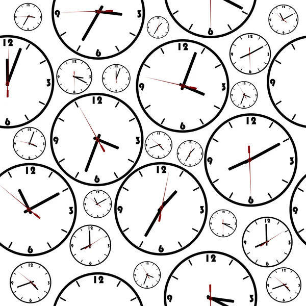 Simple clocks — Stock Vector