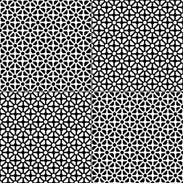 Pattern in black and white — Stock Vector