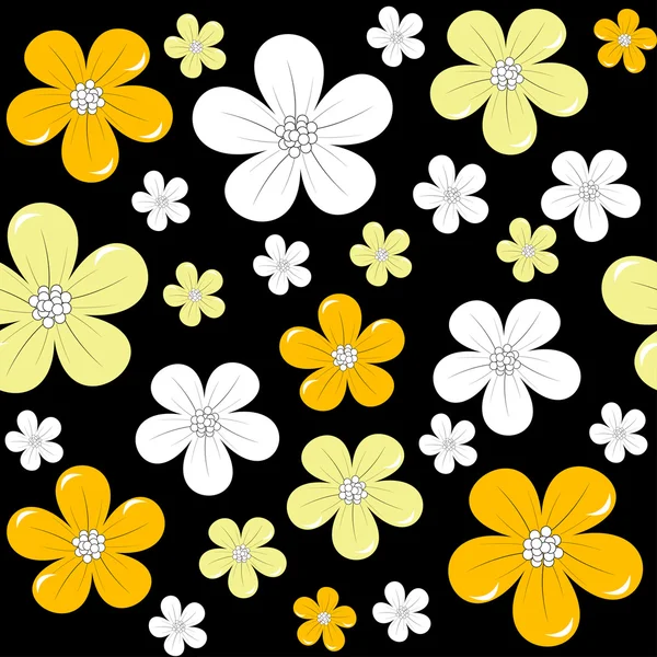 Fundo floral — Vetor de Stock