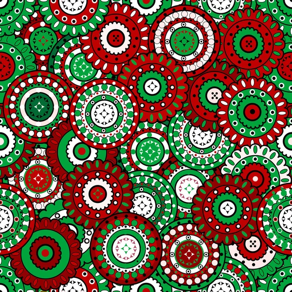 Fond floral de Noël — Image vectorielle
