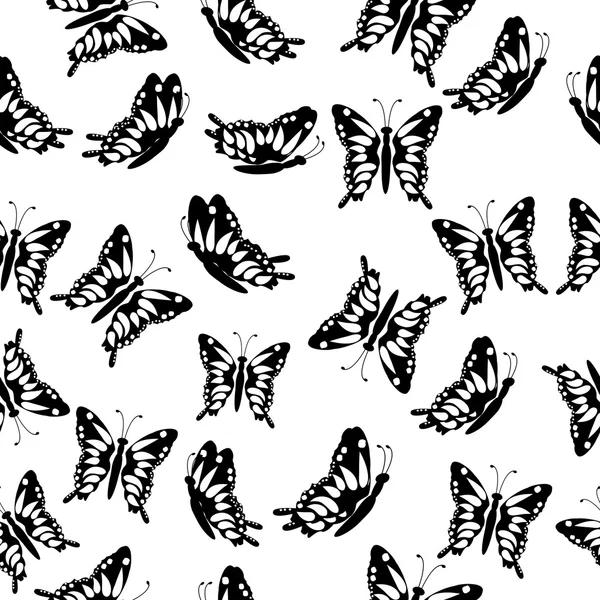 Fondo con mariposas — Vector de stock