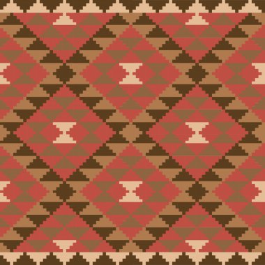 Ethnic carpet design clipart