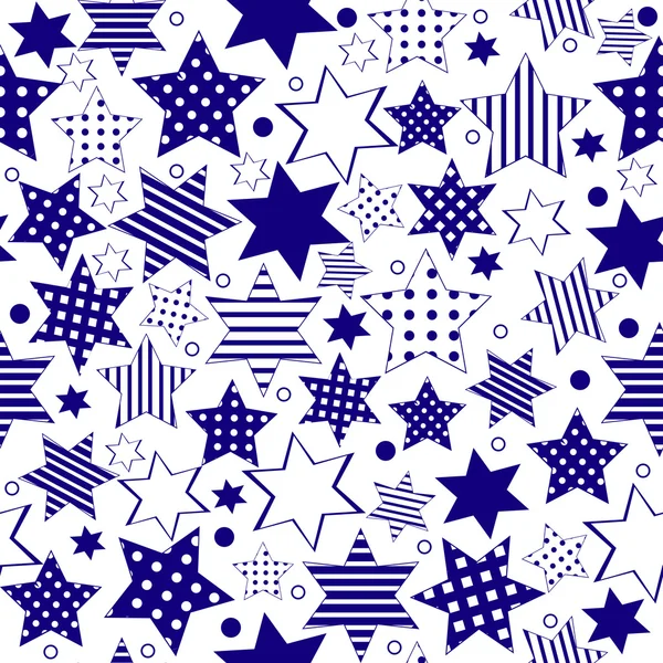 Blå stjerner baggrund – Stock-vektor