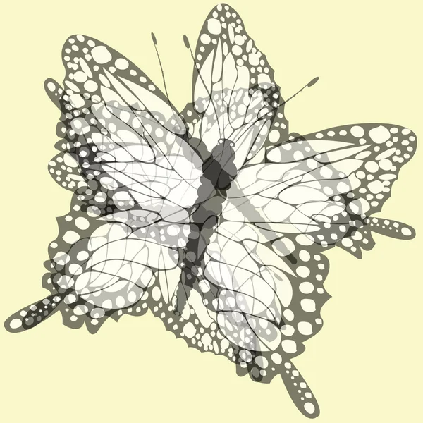Fjärilsbakgrund — Stock vektor