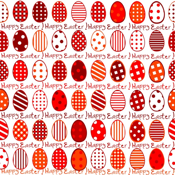 Easter wrapping paper seamless pattern — Stock Vector