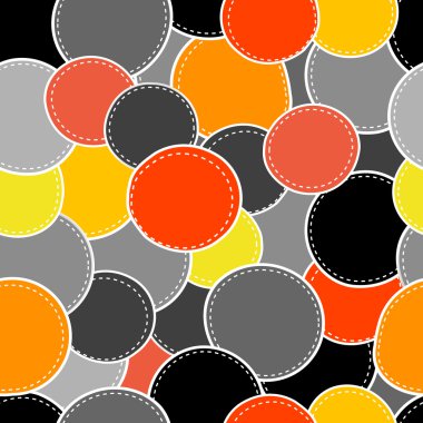 Yuvarlak şekiller dikiş ile sorunsuz